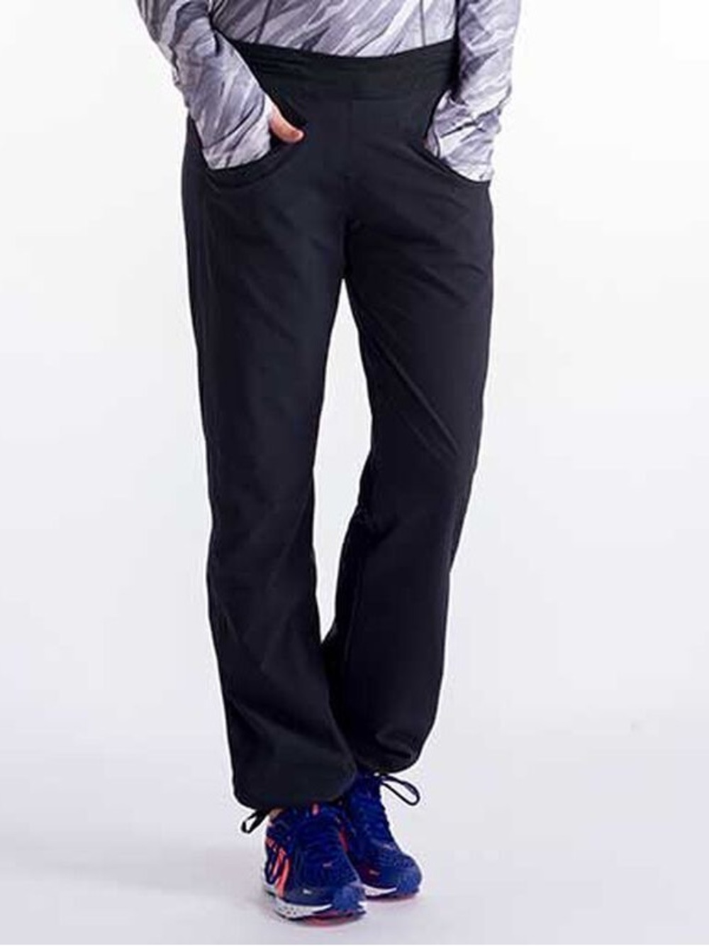 Lole shadow pants lined hiking joggers black small waterproof windbreaker casual